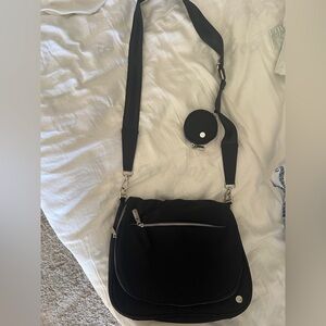 Black fabric house of Harlow 1960 Bag